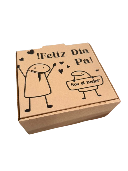 Producto - Caja "feliz dia pa" 20x19x10