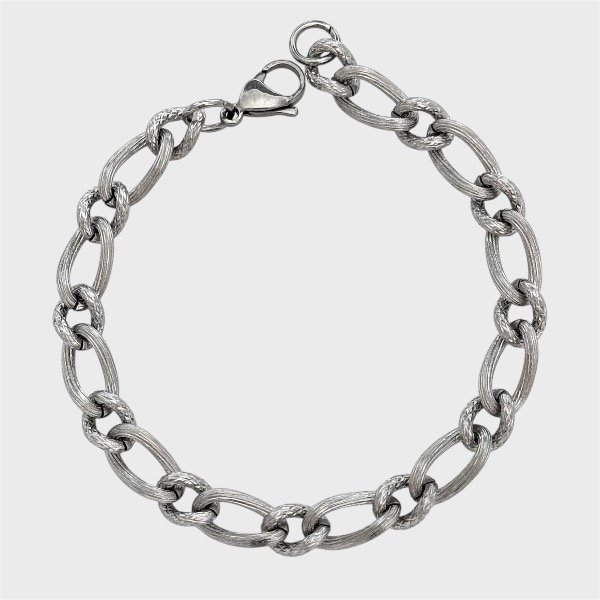 Producto - Pulsera de acero quirúrgico - Labrada - 6.5mm