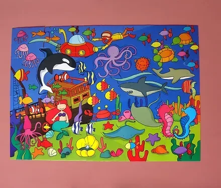 Producto - Rompecabezas Piso 28 piezas Fondo del Mar