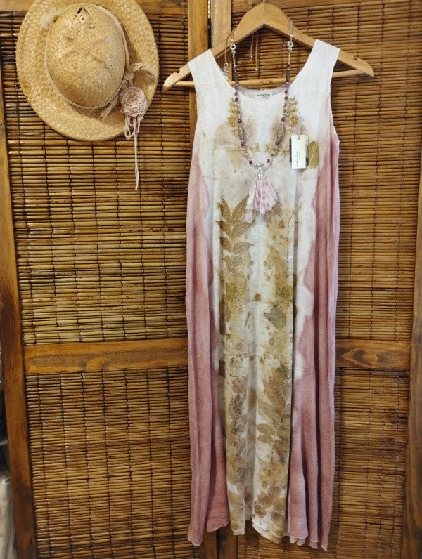 Producto - Vestido ECOPRINT hilo ROSE