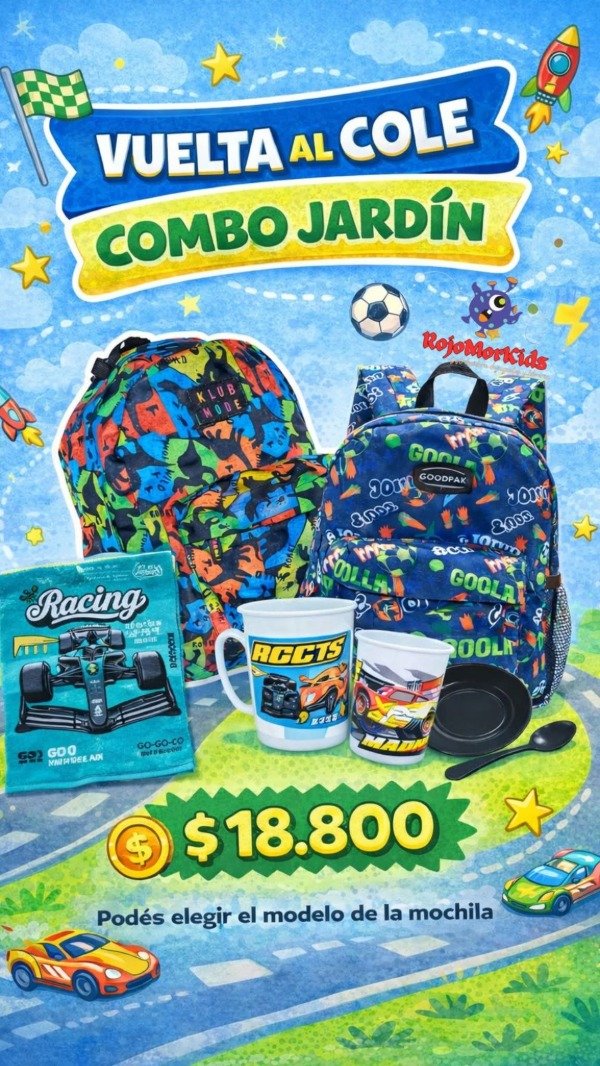 Producto - Combo jardín niño