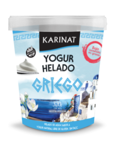 Producto - Yogur helado Griego Karinat 320g
