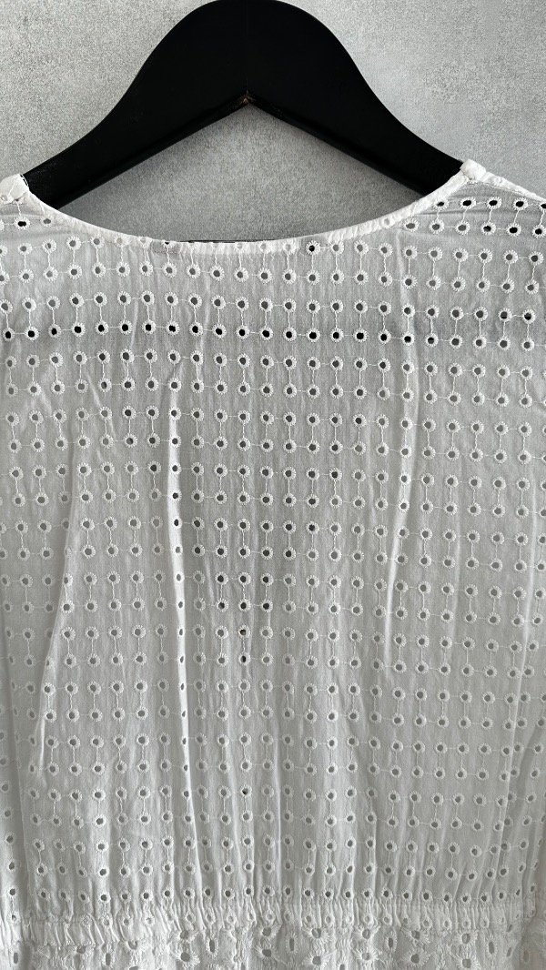 Producto - Vestido bordado perforado Zara - 8