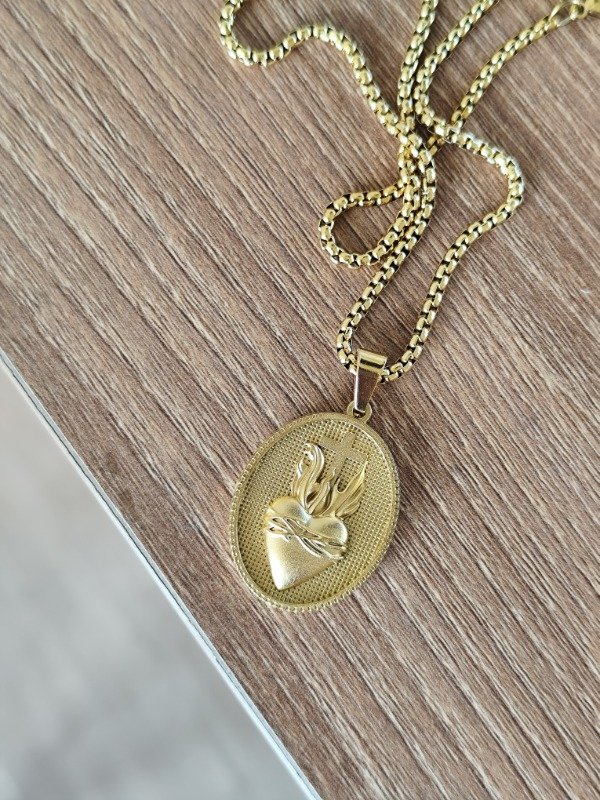 Producto - Collar Medalla corazón