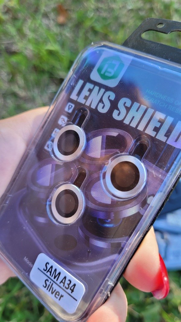 Producto - A14 a54 y a34 y a15 protector de de camara plateado liso