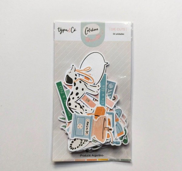 Producto - Die Cuts Ephemeras Cotidiana