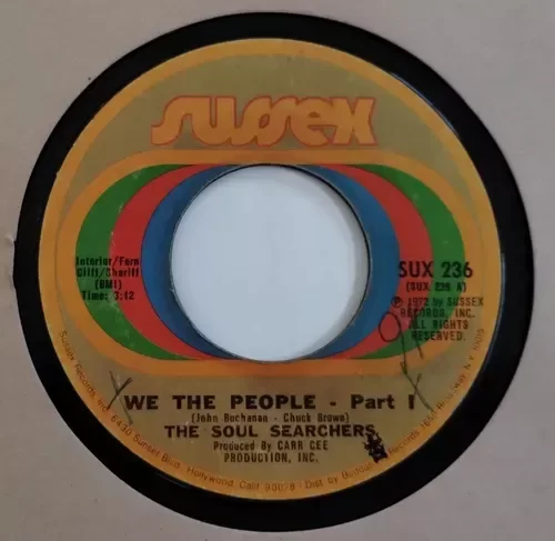 Producto - THE SOUL SEARCHERS We The People Vinilo Simple 7 USA 1972 Funk