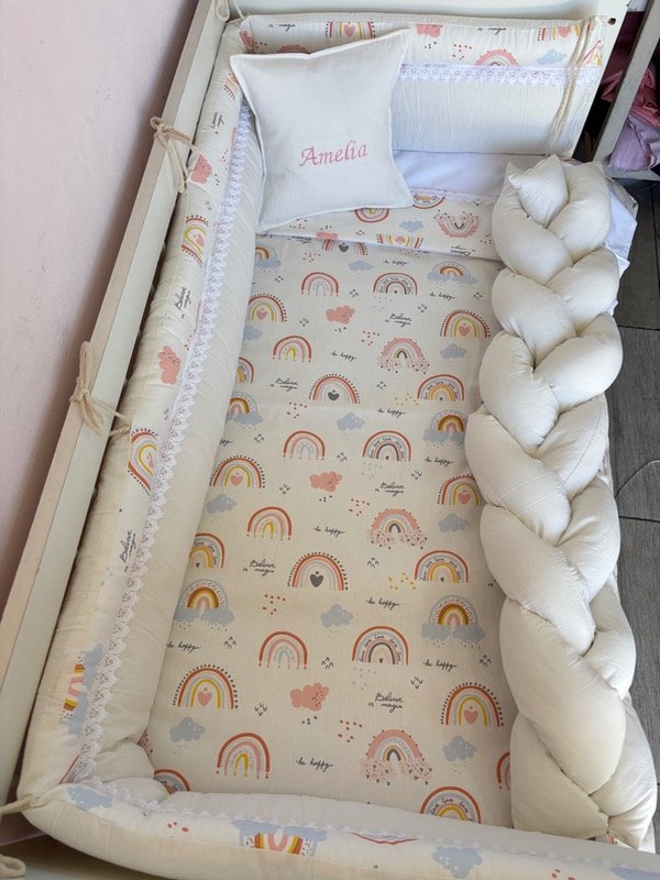 Producto - Set de cuna arcoiris dream con manteca