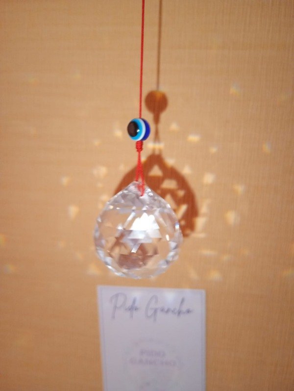 Producto - Atrapasol de hilo y cuentas pasantes, cairel 3 cm.