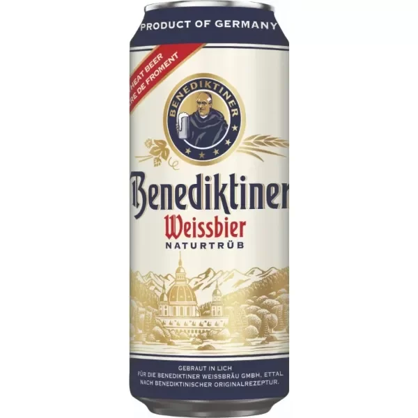 Producto - Benediktiner Weissbier Lata 500 ml Cerveza Importada