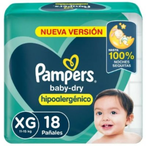 Producto - PAMPERS BABYDRY XG