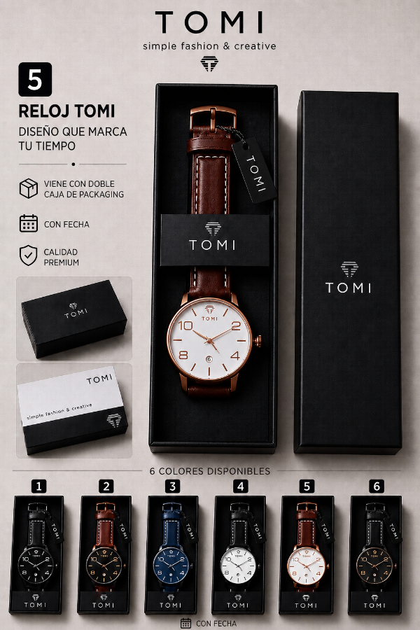 Producto - RELOJ TOMI PREMIUM - 4
