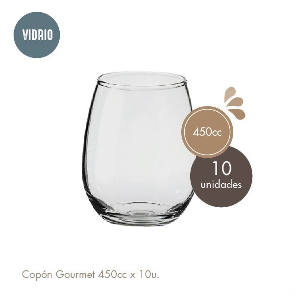Producto - Copón de vidrio Gourmet x 450cc