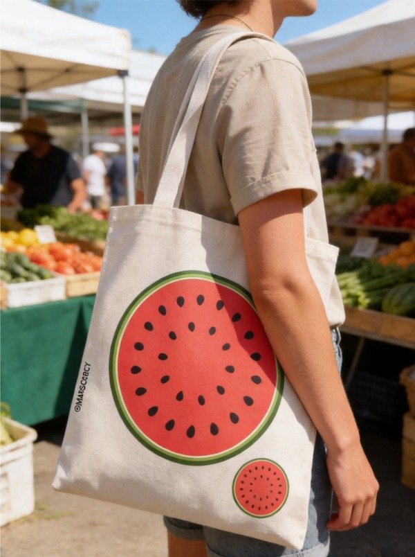 Producto - Tote bag Sandía / 30x35 cm - 0