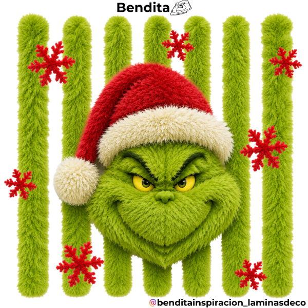 Producto - Bendita Plancha 012 Grinchmas