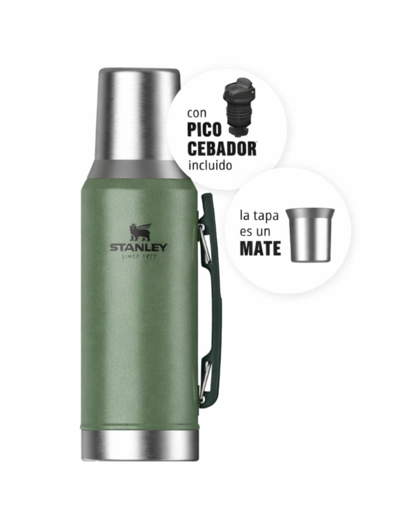 Producto - TERMO STANLEY MATE-SYSTEM CLASSIC 1.2 LTS VERDE