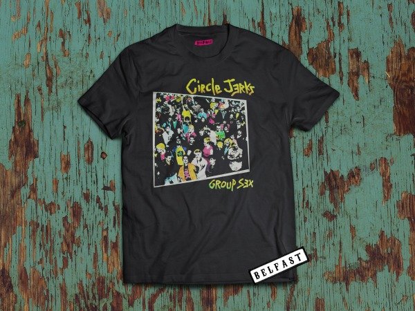 REMERA CIRCLE JERKS GROUP SEX