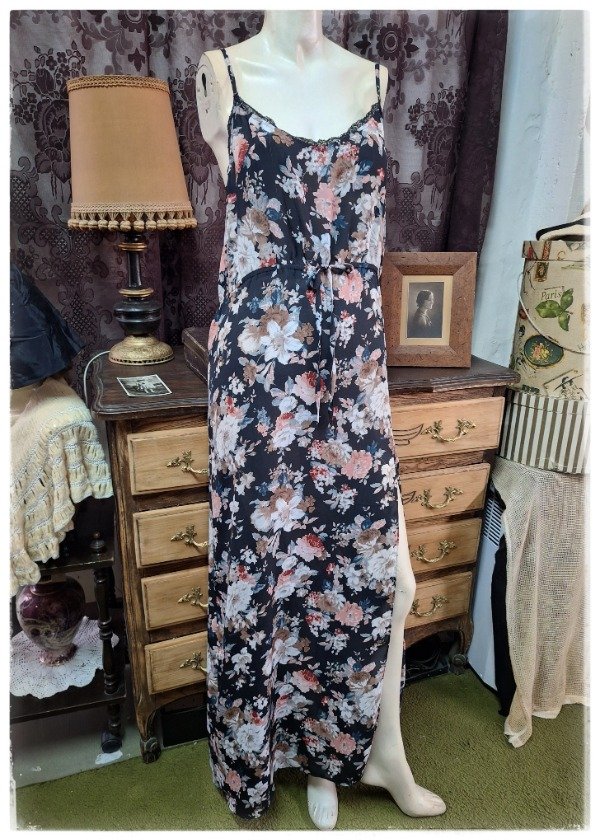 Producto - Camisón Largo Estampado floral