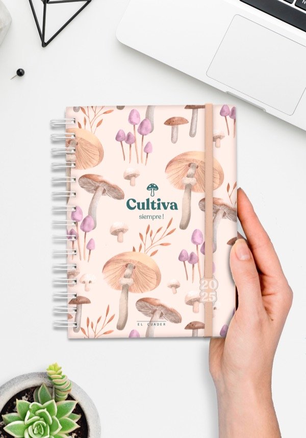 Producto - Agenda 2025 -  Micelio Lila