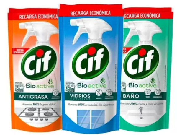 Producto - CIF ANTIGRASA / VIDRIO / BAÑO DP X 450ML MUSCULO