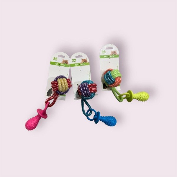 Producto - JUGUETE MASCOTA CHUPETE+BOLA 21CM - WJ002