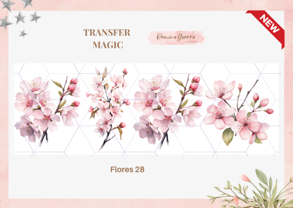 Producto - Transfer magic - Flores 28
