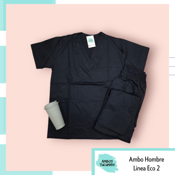 Producto - Ambo Hombre Eco Azul Liso
