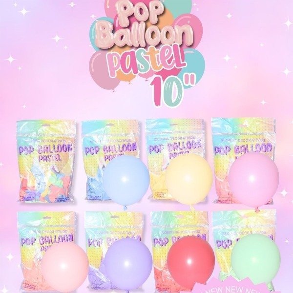 Producto - GLOBOS 10 PULGADAS PASTEL