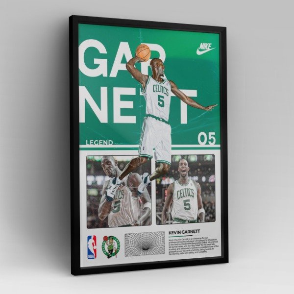 Producto - Cuadro Kevin Garnett Boston Celtics NBA