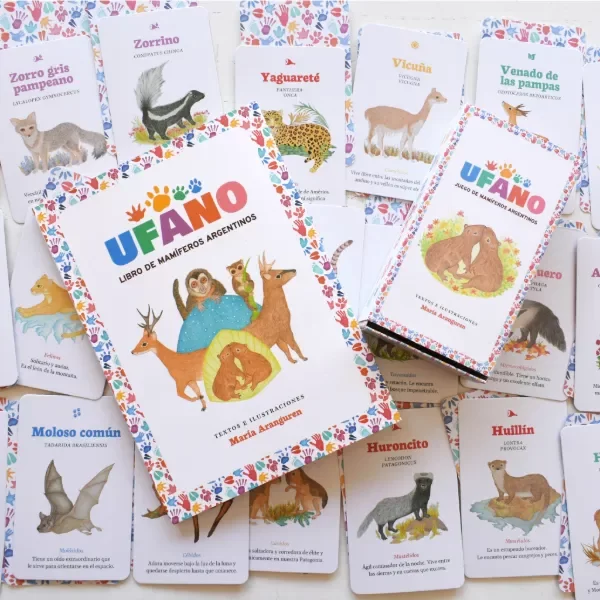 Producto - UFANO: JUEGO Y LIBRO DE MAMIFEROS ARGENTINOS