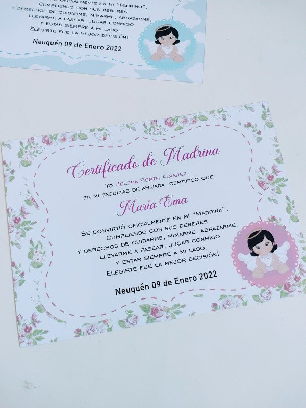 Producto - 2 CERTIFICADOS PADRINOS - 4