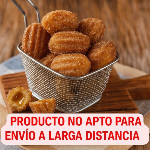 Producto - MINICHURROS CONGELADOS RELLENOS CON DULCE DE LECHE  X500GR
