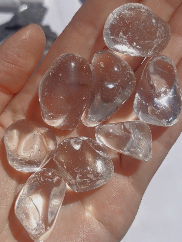 Producto - Cuarzo Cristal Rolado 1U.