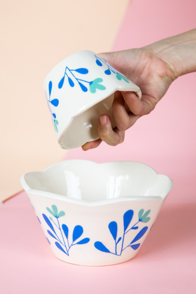 Producto - Cuencos Flor Azul