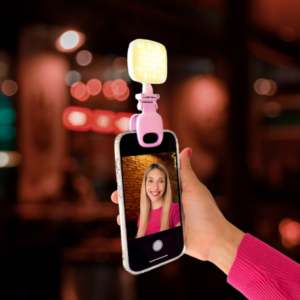Producto - Luz Selfie Clip P/Celular -Ringo (Lzsc-C08-Pi01) - 4