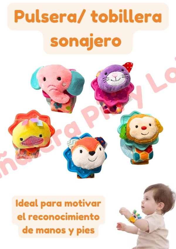 Producto - Pulsera/Tobillera Sonajero (Consultar modelo disponible)