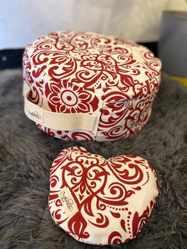 Producto - Almohadón de piso mándala rojos - 2