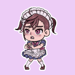 Producto - Stickers en Vinilo - DanDaDan - Momo Maid
