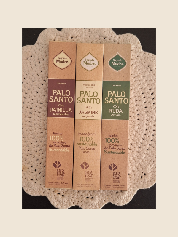 Producto - Sahumerios palo santo sagrada madre