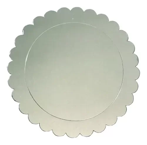 Producto - bandeja plateada sol 30 cm