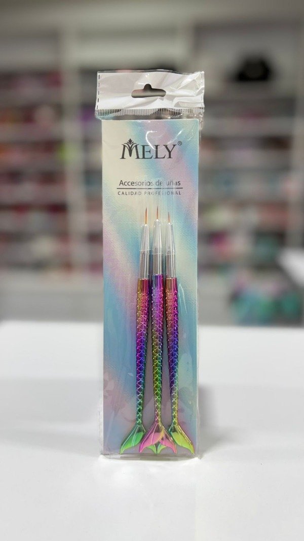 Producto - Pincel liners x 3 mely 0223