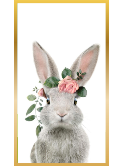 Producto - Cuadro Rabbit Flowers