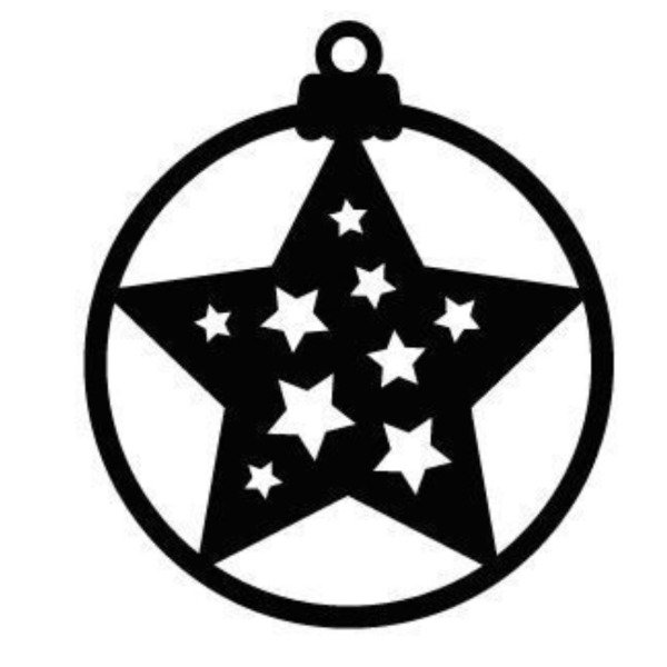 Producto - Esfera en madera Estrella