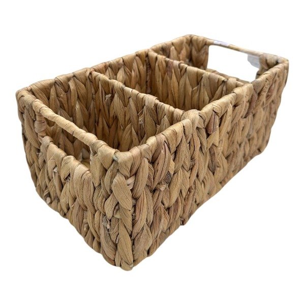 Producto - CANASTO RATTAN CON 3 DIVISION 27X14X12 M919
