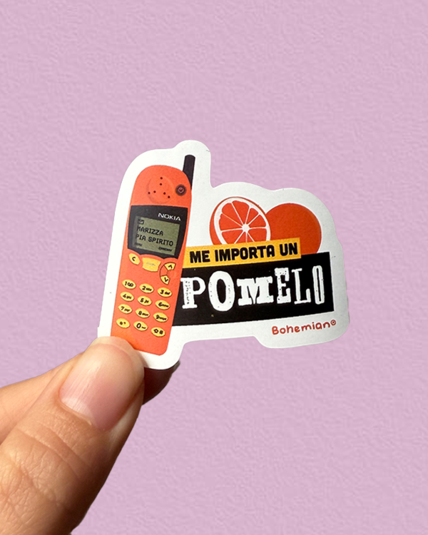 Producto - ME IMPORTA UN POMELO - Sticker Individual Rebelde Way