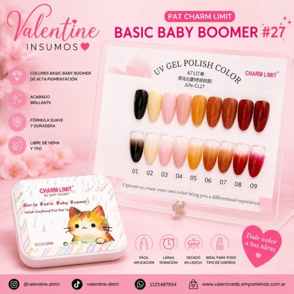 Producto - PAT CHARM LIMIT BASIC BABY BOOMER #27