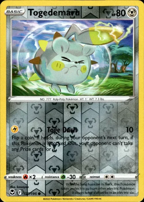 Producto - Togedemaru - 127/195 - Silver Tempest - Reverse Holo