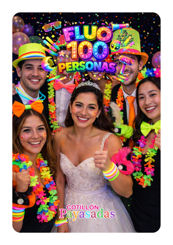 Producto - Combo Fluo 100 Inivitados