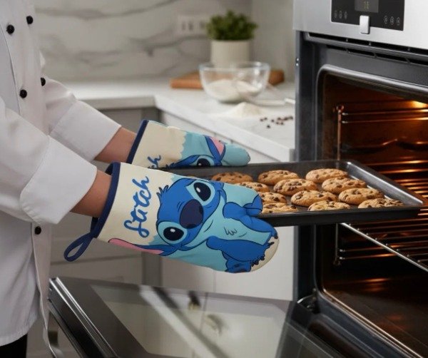 Producto - Set x2 Manopla y Agarradera Stitch Licencia Oficial