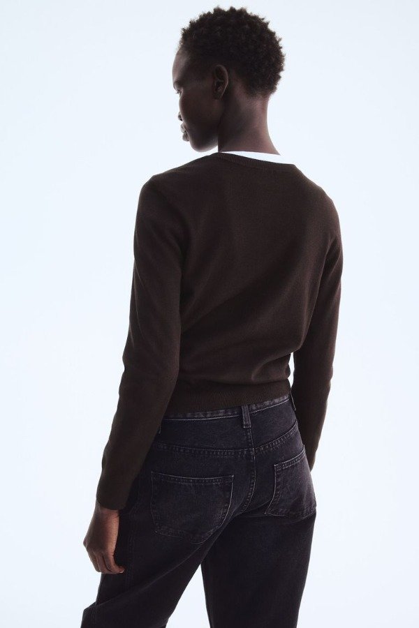 Producto - Cardigan HyM chocolate mujer - 3
